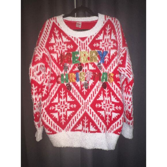Ugly Christmas Sweater Xmas Size Medium - Picture 1 of 3